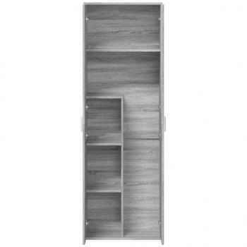 Highboard Grau Sonoma 60x35x180 cm Holzwerkstoff