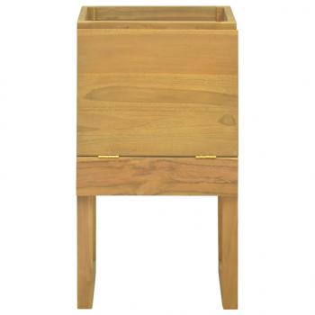 Badschrank 41x40x75 cm Massivholz Teak