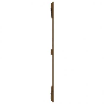 Wand-Kopfteil Honigbraun 82,5x3x110 cm Massivholz Kiefer