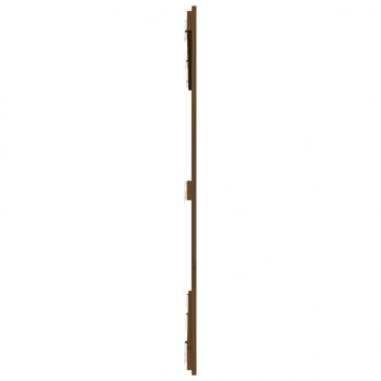 Wand-Kopfteil Honigbraun 166x3x110 cm Massivholz Kiefer