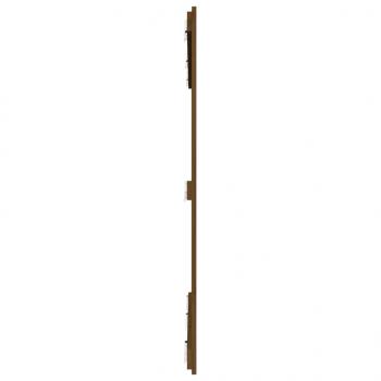 Wand-Kopfteil Honigbraun 159,5x3x110 cm Massivholz Kiefer