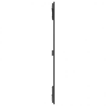 Wand-Kopfteil Grau 95,5x3x110 cm Massivholz Kiefer