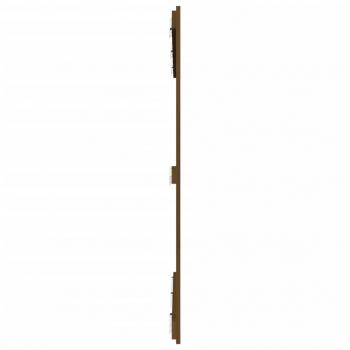 Wand-Kopfteil Honigbraun 146,5x3x110 cm Massivholz Kiefer