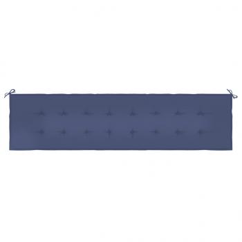 Gartenbank-Auflage Marineblau 200x50x3 cm Oxford-Gewebe