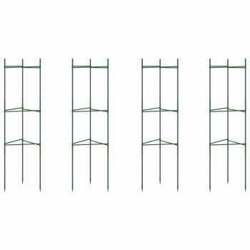 Tomatenkäfige 4 Stk. 116 cm Stahl und PP