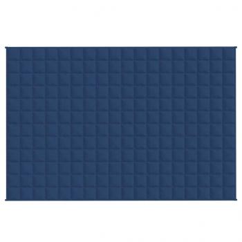 Gewichtsdecke Blau 122x183 cm 5 kg Stoff