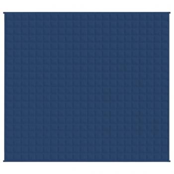 Gewichtsdecke Blau 220x230 cm 15 kg Stoff