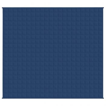 Gewichtsdecke Blau 220x240 cm 11 kg Stoff