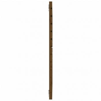 Wand-Kopfteil Honigbraun 146x3x91,5 cm Massivholz Kiefer