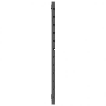 Wand-Kopfteil Grau 106x3x91,5 cm Massivholz Kiefer