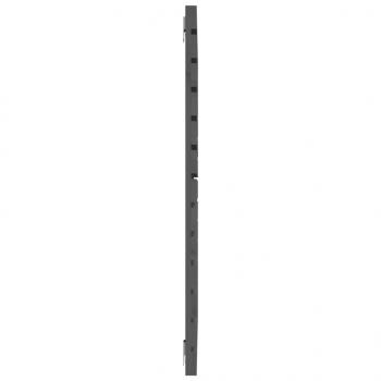 Wand-Kopfteil Grau 126x3x91,5 cm Massivholz Kiefer