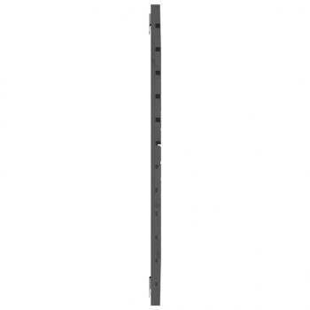 Wand-Kopfteil Grau 146x3x91,5 cm Massivholz Kiefer