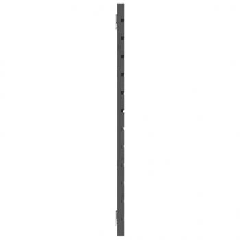 Wand-Kopfteil Grau 166x3x91,5 cm Massivholz Kiefer