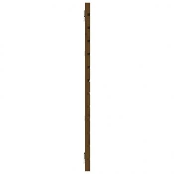 Wand-Kopfteil Honigbraun 166x3x91,5 cm Massivholz Kiefer