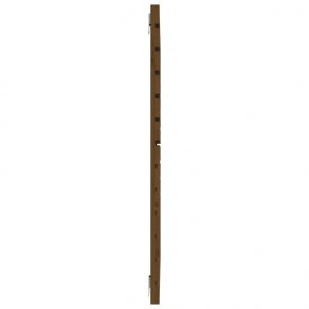 Wand-Kopfteil Honigbraun 141x3x91,5 cm Massivholz Kiefer