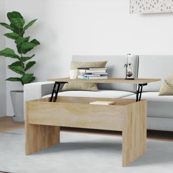 ARDEBO.de - Couchtisch Sonoma-Eiche 80x50,5x41,5 cm Holzwerkstoff