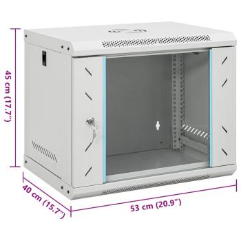 9U Wand-Netzwerkschrank 19" IP20 53x40x45 cm