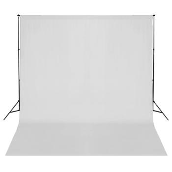 Fotostudio-Set mit Leuchten, Hintergrund und Reflektor