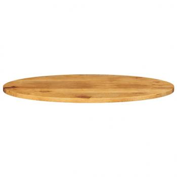 Tischplatte 90x40x2,5 cm Oval Massivholz Mango