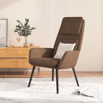 ARDEBO.de - Relaxsessel Braun Stoff