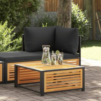 ARDEBO.de - Gartentisch 68x68x30 cm Massivholz Akazie