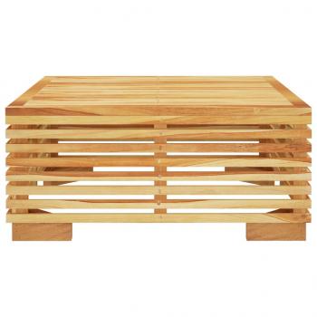 Garten-Couchtisch 69,5x69,5x31 cm Massivholz Teak