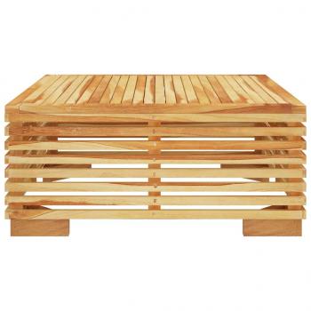 Garten-Couchtisch 69,5x69,5x31 cm Massivholz Teak