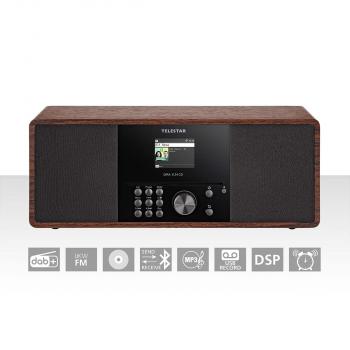 ARDEBO.de - Telestar DIRA S 24 CD DAB+ / FM Stereo-Radio mit CD-Player Holz