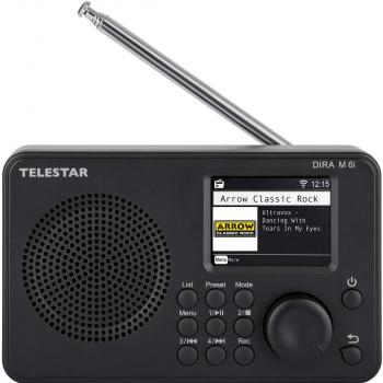 DIRA M 6i Ultrakompaktes Multifunktionsradio DAB+ / FM / Internet / Bluetooth Schwarz