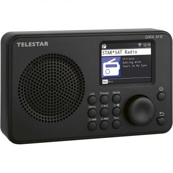 DIRA M 6i Ultrakompaktes Multifunktionsradio DAB+ / FM / Internet / Bluetooth Schwarz