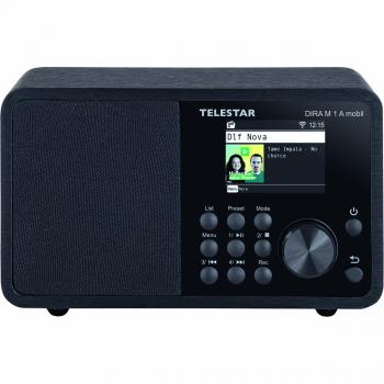 DIRA M 1 A Mobiles EWF Batteriebetriebenes Mono-Multifunktionsradio DAB+ / FM / Internet / Bluetooth Schwarz