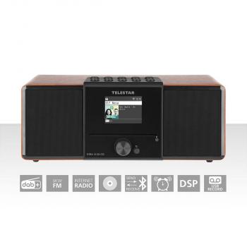 ARDEBO.de - DIRA S32i CD EWF Multifunktionales Stereo-Radio mit CD-Player DAB+ / FM / Internet / Bluetooth Holz