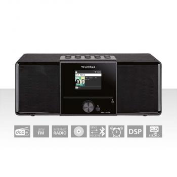 ARDEBO.de - DIRA S32i CD EWF Multifunktionales Stereo-Radio mit CD-Player DAB+ / FM / Internet / Bluetooth Schwarz