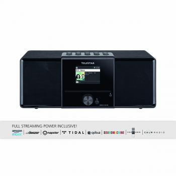 DIRA S32i CD EWF Multifunktionales Stereo-Radio mit CD-Player DAB+ / FM / Internet / Bluetooth Schwarz