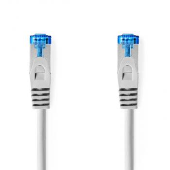 ARDEBO.de - CAT6a-Netzwerkkabel | S/FTP | RJ45 Stecker | RJ45 Stecker | 15.0 m | Snagless | Rund | LSZH | Grau | Label