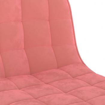 Barhocker 2 Stk. Rosa Samt