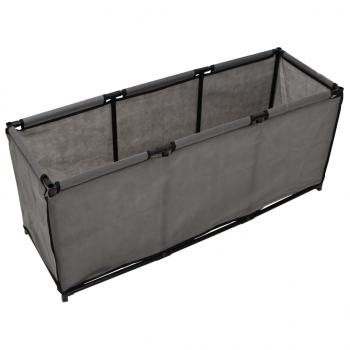 Aufbewahrungsbox Grau 105x34,5x45 cm Stoff