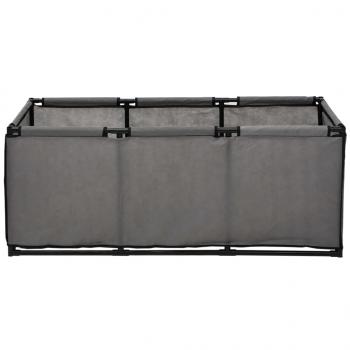 Aufbewahrungsbox Grau 105x34,5x45 cm Stoff