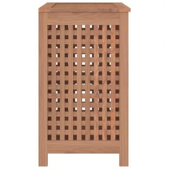 Wäschebehälter 50x35x60 cm Massivholz Teak