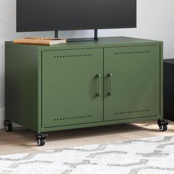 ARDEBO.de - TV-Schrank Olivgrün 68x39x43,5 cm Kaltgewalzter Stahl