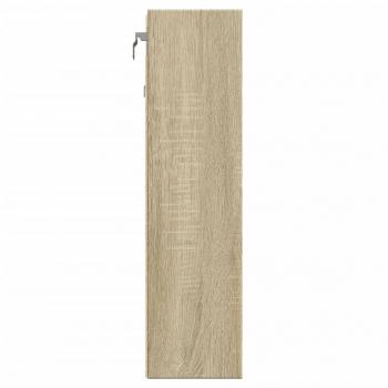 Vitrinenschrank Sonoma-Eiche 100x15x58 cm Holzwerkstoff