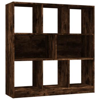 Bücherregal Räuchereiche 97,5x29,5x100 cm Holzwerkstoff