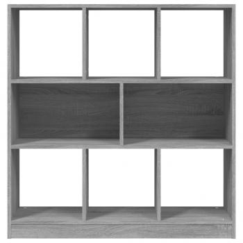 Bücherregal Grau Sonoma 97,5x29,5x100 cm Holzwerkstoff