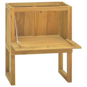 Badschrank 60x40x75 cm Massivholz Teak