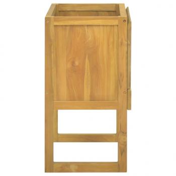 Badschrank 60x40x75 cm Massivholz Teak