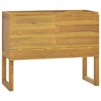 ARDEBO.de - Badschrank 90x40x75,5 cm Massivholz Teak