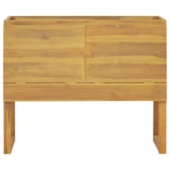 Badschrank 90x40x75,5 cm Massivholz Teak