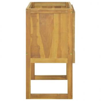 Badschrank 90x40x75,5 cm Massivholz Teak