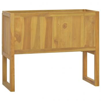 Badschrank 90x40x75,5 cm Massivholz Teak