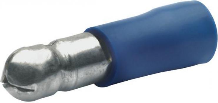 ARDEBO.de Klauke 1030 Rundstecker isoliert, 1,5-2,5 mm², blau, 100 Stck.